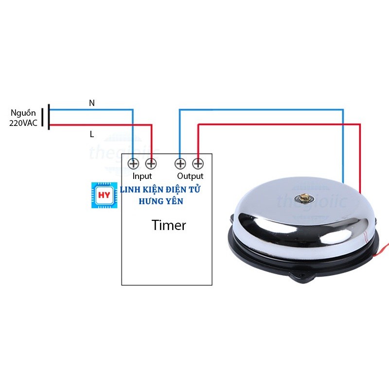 Chuông Điện 220v (2 inch - 3 inch) - Ảnh 2