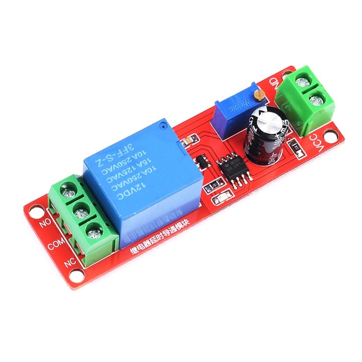 Mạch Tạo Thời Gian Trễ Đóng Ngắt Relay NE555 5V - 12V Linh kiện điện tử Hưng Yên
