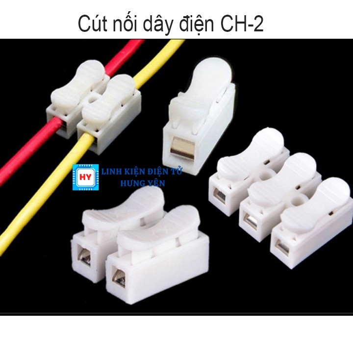 10 Đầu Nối Nhanh Dây Điện - Cút Nối Dây Điện CH1 CH2 - Ảnh 5