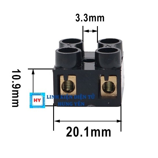 Terminal Khối Gắn Ray 2 Cực 10A 500V JX5-1002 - Ảnh 5