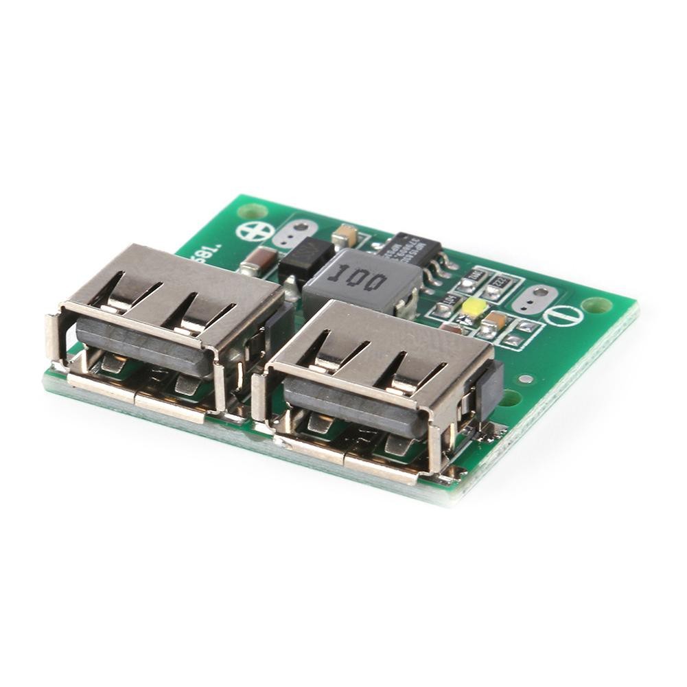 Mô đun chuyển đổi nguồn điện USB kép 9V 12V 24V sang 5V 3A DC-DC - Ảnh 4