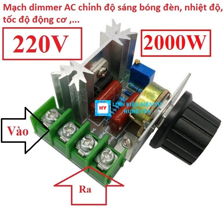 Bộ điều chỉnh điện áp AC 220V 2000W SCR