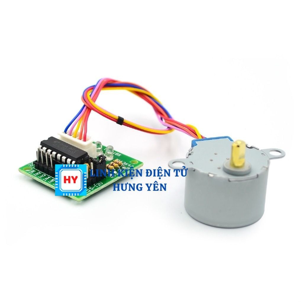 Động cơ bước 5V + Bảng điều khiển ULN2003 Linh kiện điện tử Hưng Yên - Ảnh 5