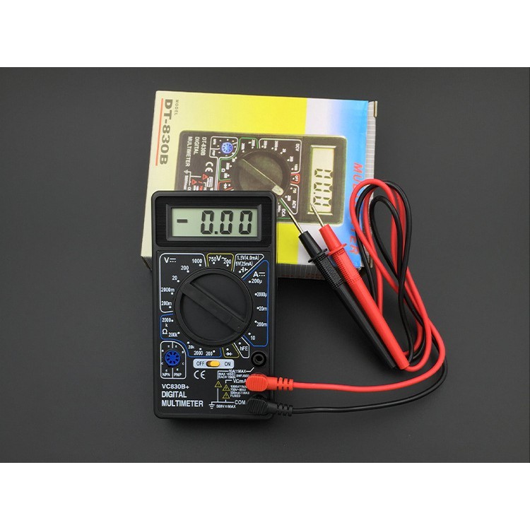 Đồng Hồ Đo Điện Vạn Năng Kỹ Thuật Số DT830B - Ảnh 7
