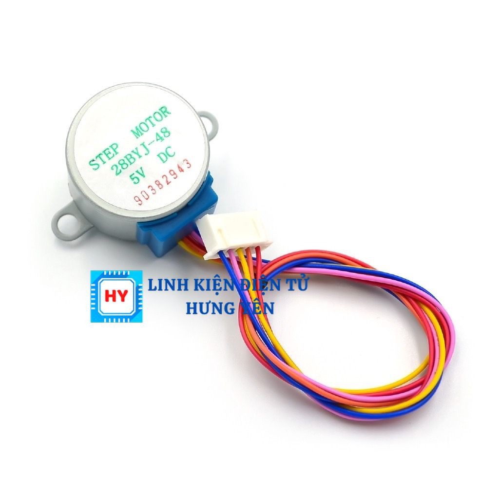Động cơ bước 5V + Bảng điều khiển ULN2003 Linh kiện điện tử Hưng Yên - Ảnh 4