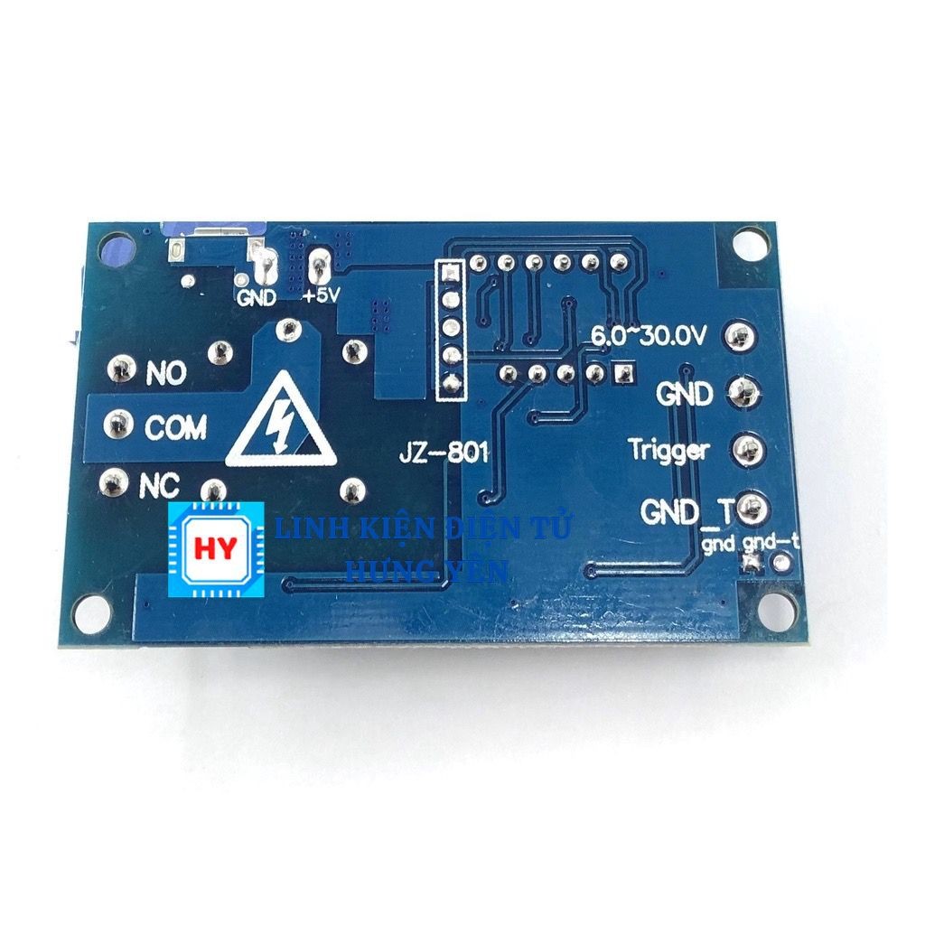 Mạch tạo trễ theo chu kỳ đóng ngắt relay 0 giây - 999 phút JZ-801 Mạch rửa tay - Ảnh 2