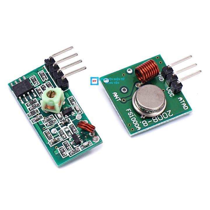 Module Thu Phát RF 433 (gồm 1 bộ thu và 1 bộ phát RF)
