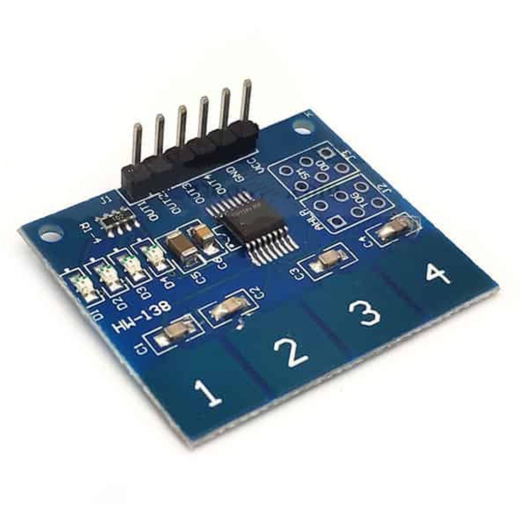 Bàn Phím Cảm Ứng Điện Dung 4 kênh TTP224 - Ảnh 5