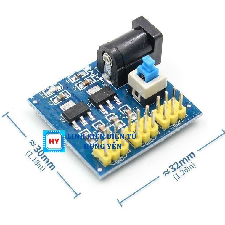 Module Nguồn Chuyển Đổi DC - DC 12V Sang 3.3V 5V 12V - Ảnh 7