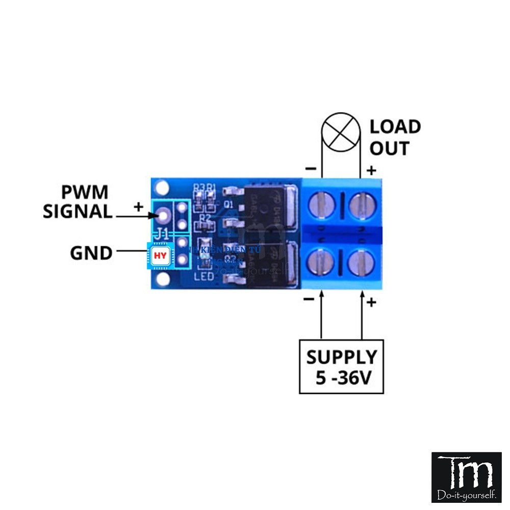 Module MOS điều khiển công suất cao PWM - Ảnh 3