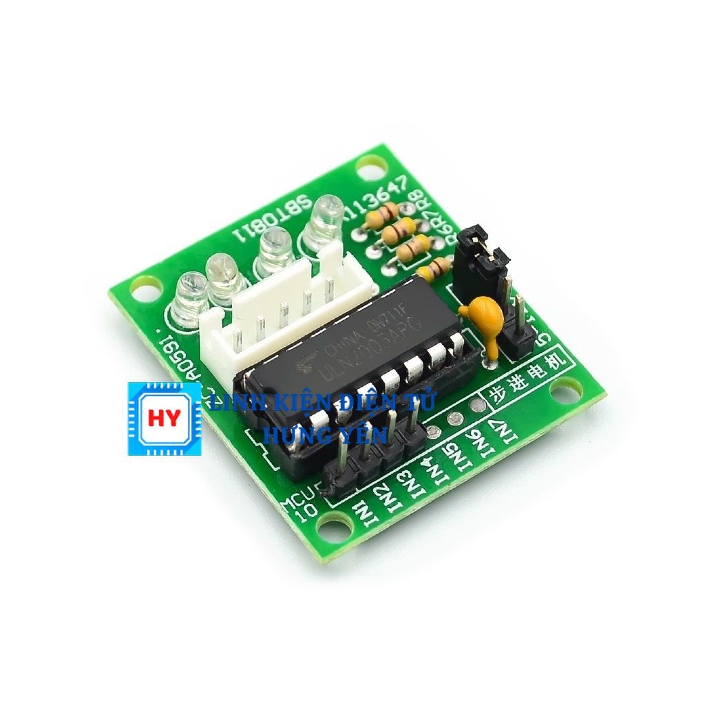 Động cơ bước 5V + Bảng điều khiển ULN2003 Linh kiện điện tử Hưng Yên - Ảnh 2