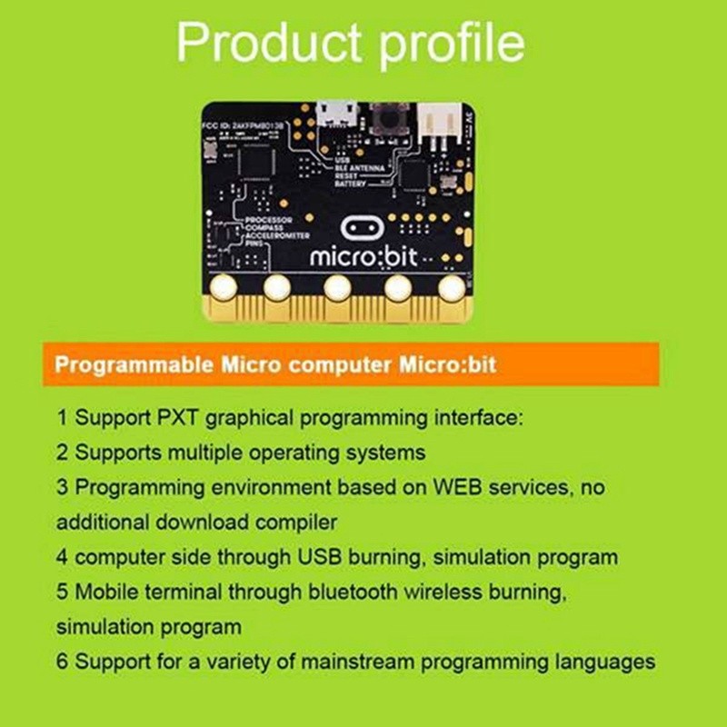 Bảng Mạch Phát Triển BBC MicroBit Go Với MicroBit BBC IO V2.0 Tiện Dụng - Ảnh 4