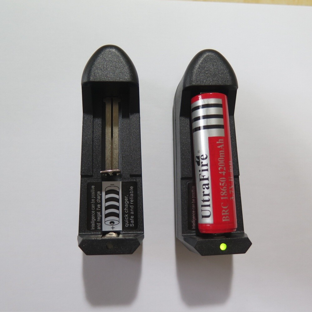 Bộ Sạc Pin 18650 1 Cell Ultrafire Tự Ngắt Khi Đầy Dùng Được Cho Pin 18650 Và Các Loại Pin Lithium - Ảnh 7