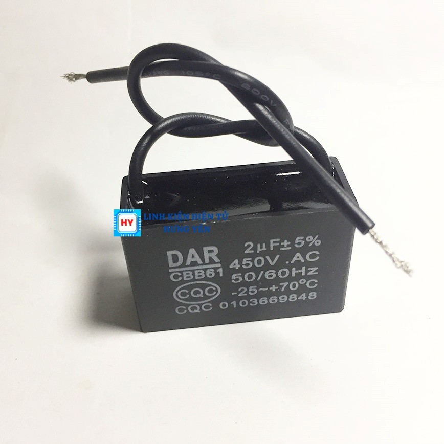 Tụ Quạt Điện CBB61 1.2/1.5/1.8/2/2.5/3/4/5/6/7/8/10/16/20/25UF 450V - Ảnh 6