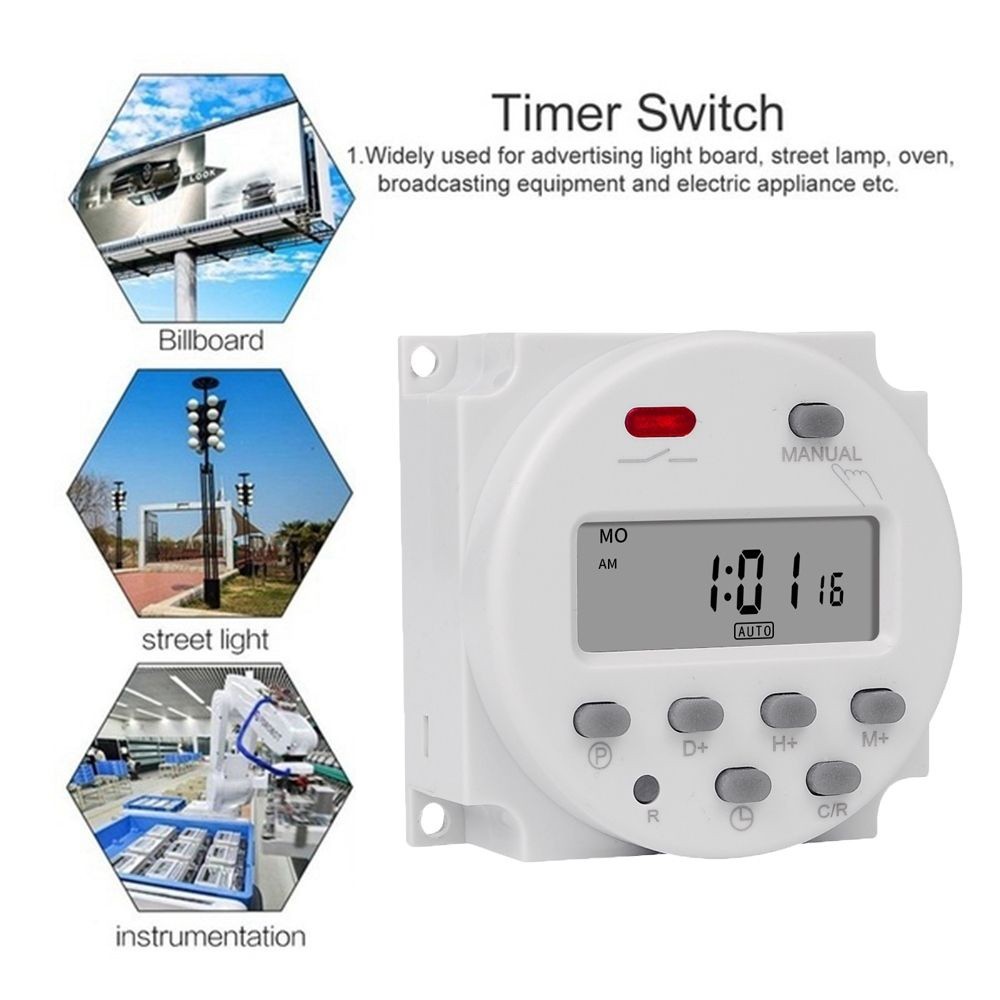 Công Tắc Hẹn Giờ CN101A 5V 12v 220v Kỹ Thuật Số - Ảnh 4