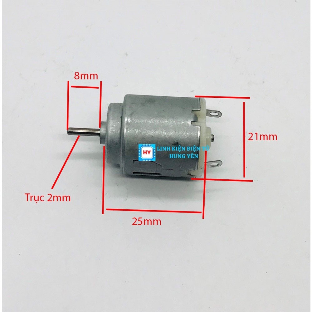 Động cơ DC 140 Mini Tốc Độ Cao 3-5V - Ảnh 4
