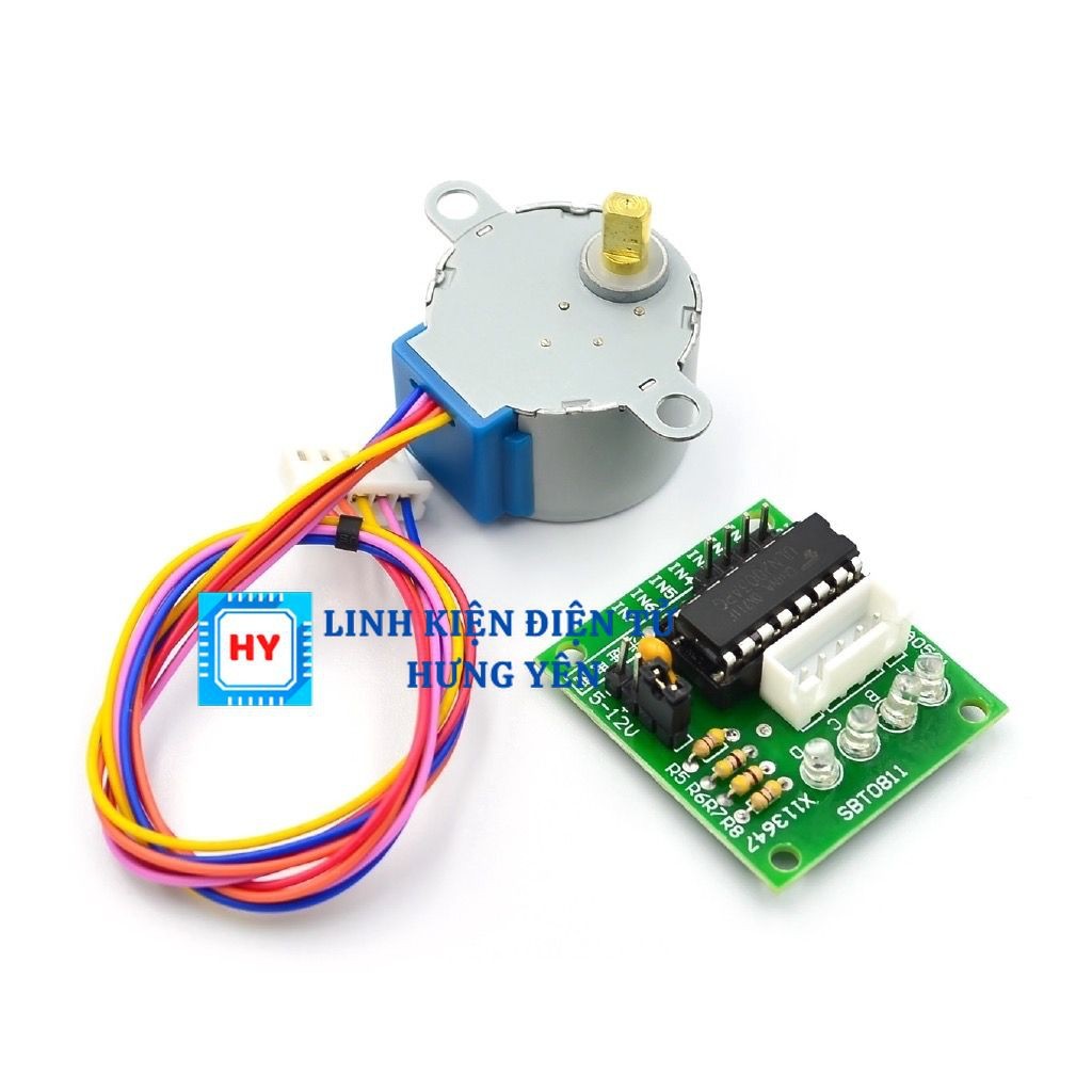 Động cơ bước 5V + Bảng điều khiển ULN2003 Linh kiện điện tử Hưng Yên - Ảnh 3