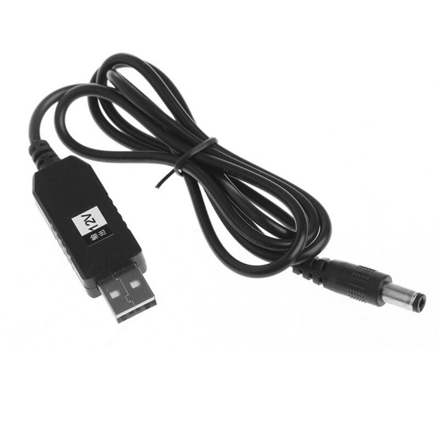 Cáp chuyển điện áp sạc dự phòng USB 5v ra 9-12v cho Modem wifi - Ảnh 2