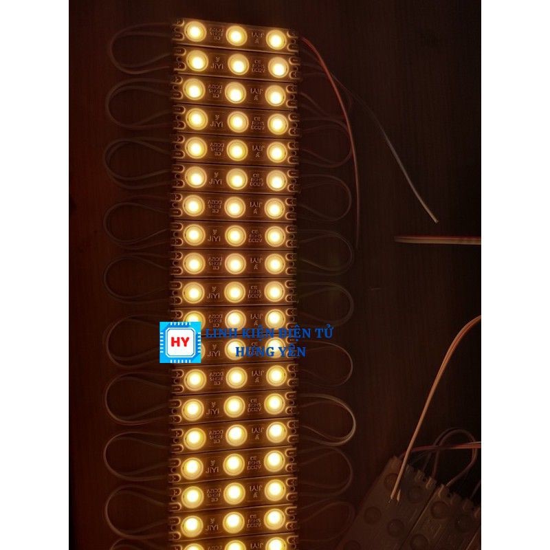 Bộ 10 Thanh Led Hắt 12V Siêu Sáng Màu Trắng - Vàng ( Mỗi thanh 3 bóng ) Chống Nước - Ảnh 4