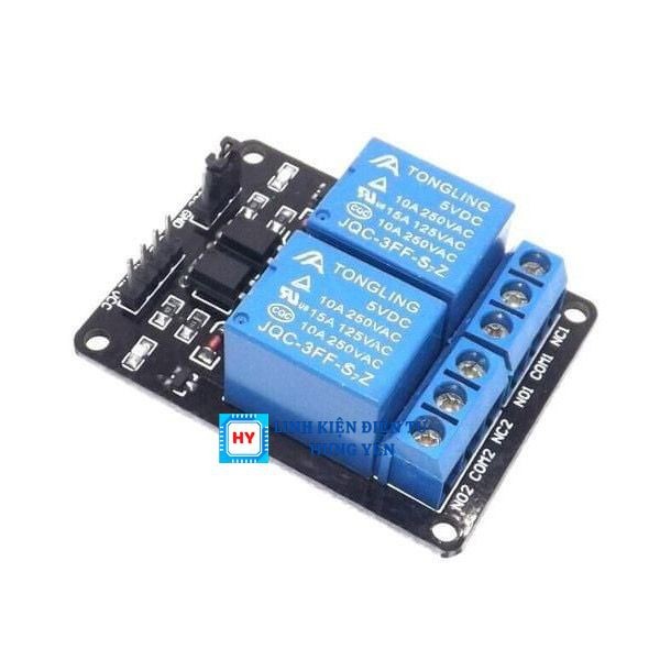 Module 2 Relay Với Opto Cách Ly (5 - 12VDC) - Ảnh 2