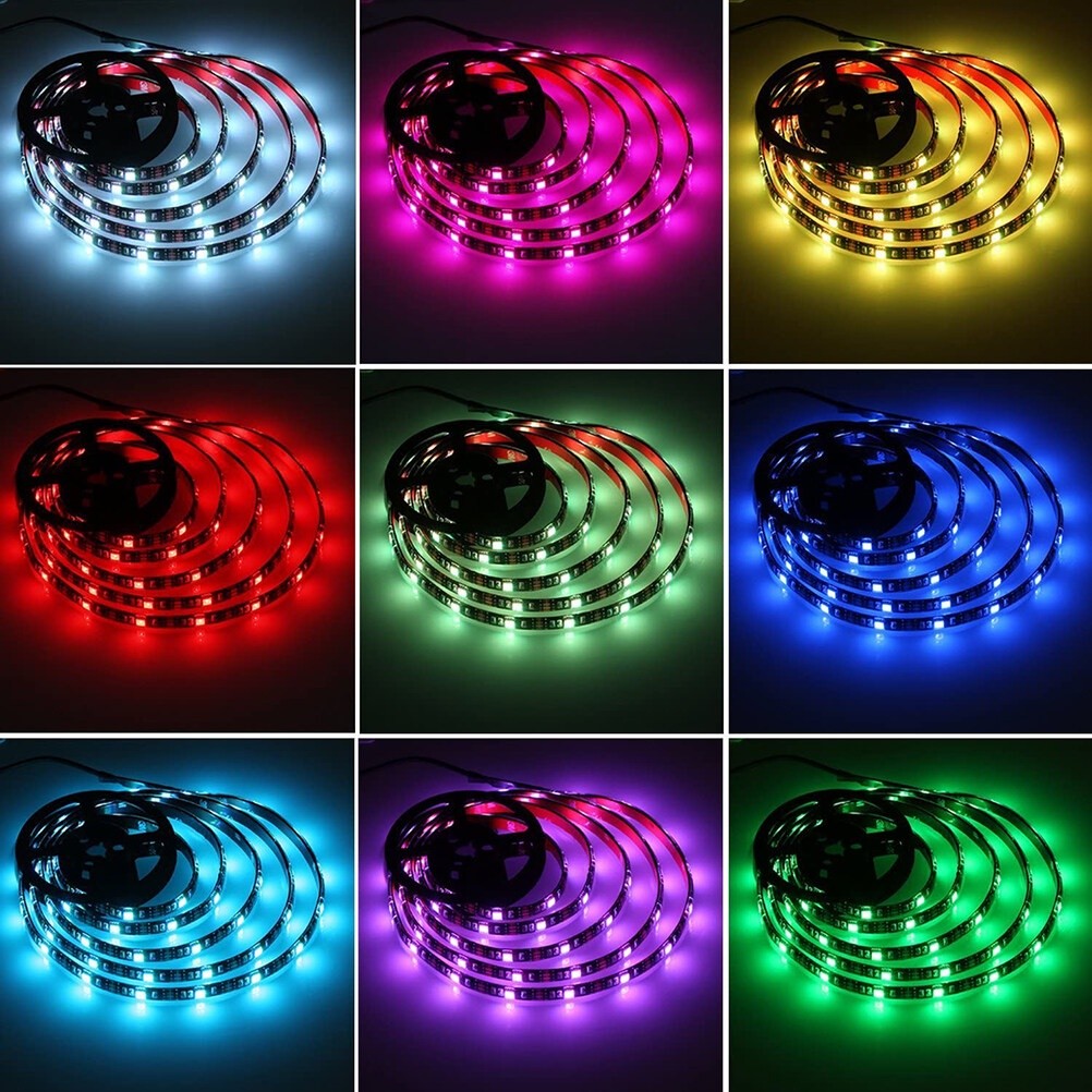 Dải Đèn LED RGB Đèn LED Đổi Màu, Với Điều Khiển Từ Xa 24 Phím - Chống Nước - Chất Lượng Cao - Ảnh 7