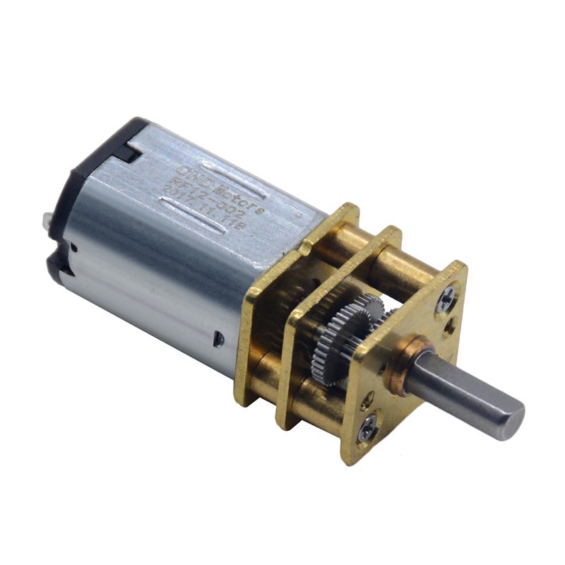 Động cơ giảm tốc bánh răng Micro DC 3V / 6V / 12V Động cơ tốc độ thấp Động cơ giảm tốc Ga12-N20 - Ảnh 2
