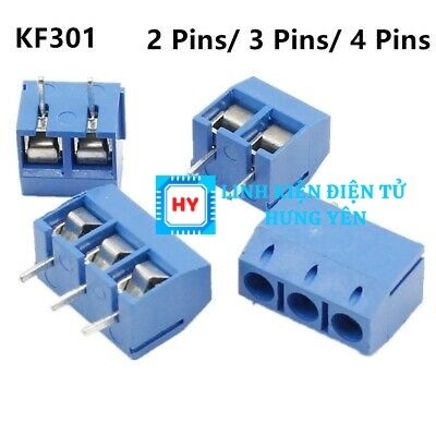 10 Chiếc Cổng Kết Nối Terminal KF301 5.08mm Xanh Dương 2P/3P/4P - Ảnh 2