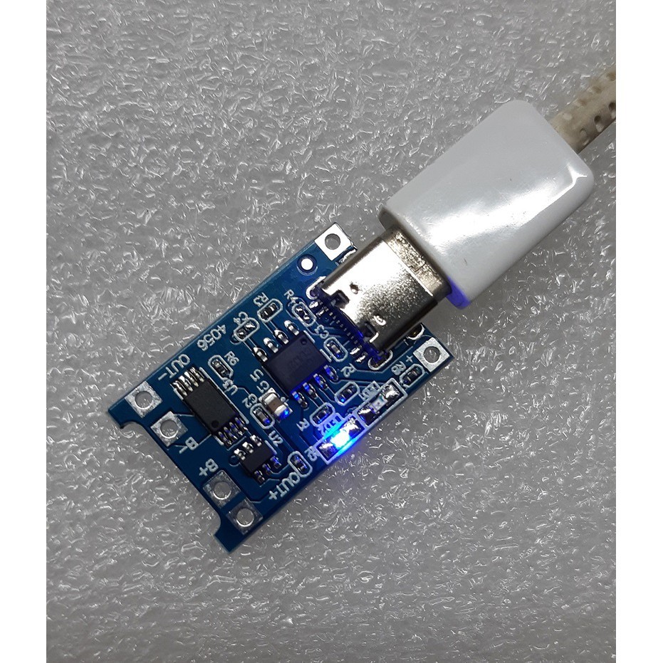 Mạch sạc pin lithium-ion TP4056 có bảo vệ - USB Type C, dòng 1A - Ảnh 5