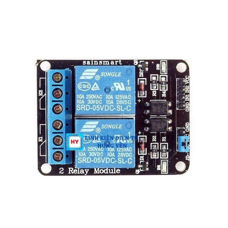 Module 2 Relay Với Opto Cách Ly (5 - 12VDC) - Ảnh 3