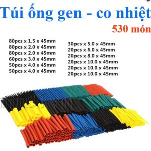 Túi ống gen, co nhiệt 530 món