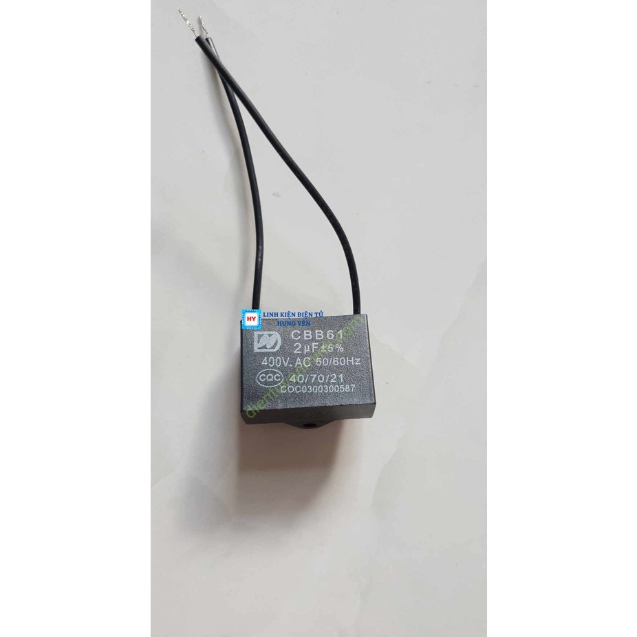 Tụ Quạt Điện CBB61 1.2/1.5/1.8/2/2.5/3/4/5/6/7/8/10/16/20/25UF 450V - Ảnh 5