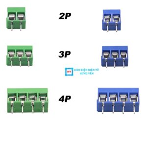 10 Chiếc Cổng Kết Nối Terminal KF301 5.08mm Xanh Dương 2P/3P/4P