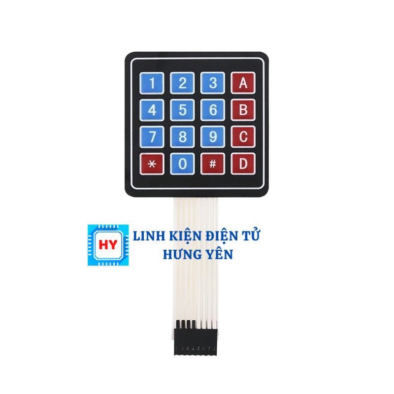 Bàn Phím Ma Trận Mềm 4x4 Linh kiện điện tử Hưng Yên - Ảnh 3