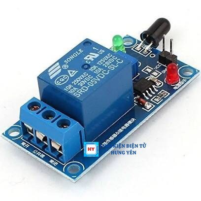 Mô Đun Relay Cảm Biến Ngọn Lửa Báo Cháy 5V - Điều Khiển RELAY - Ảnh 4