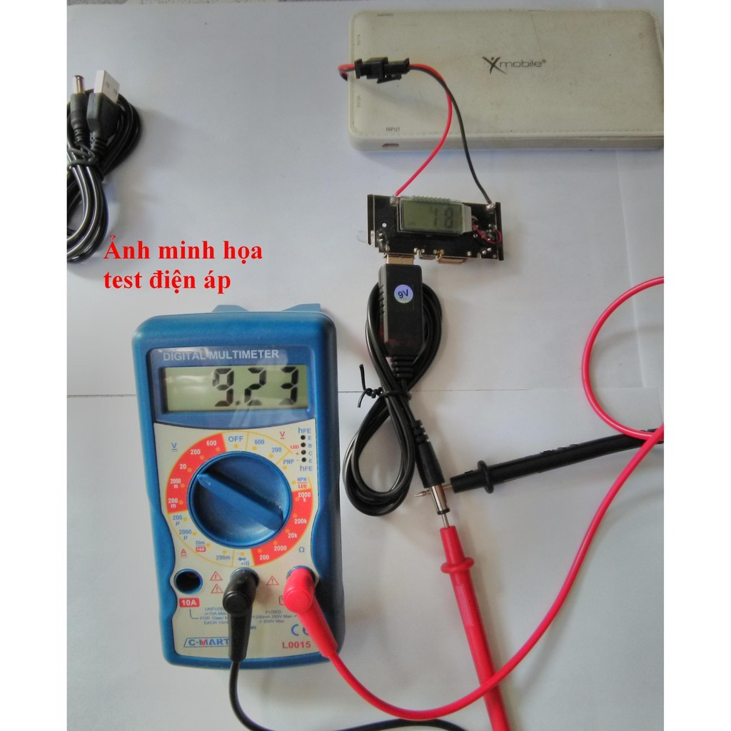 Cáp USB tăng áp (5V==>9V, 5V==>12V)(dây USB tăng áp) - Ảnh 6