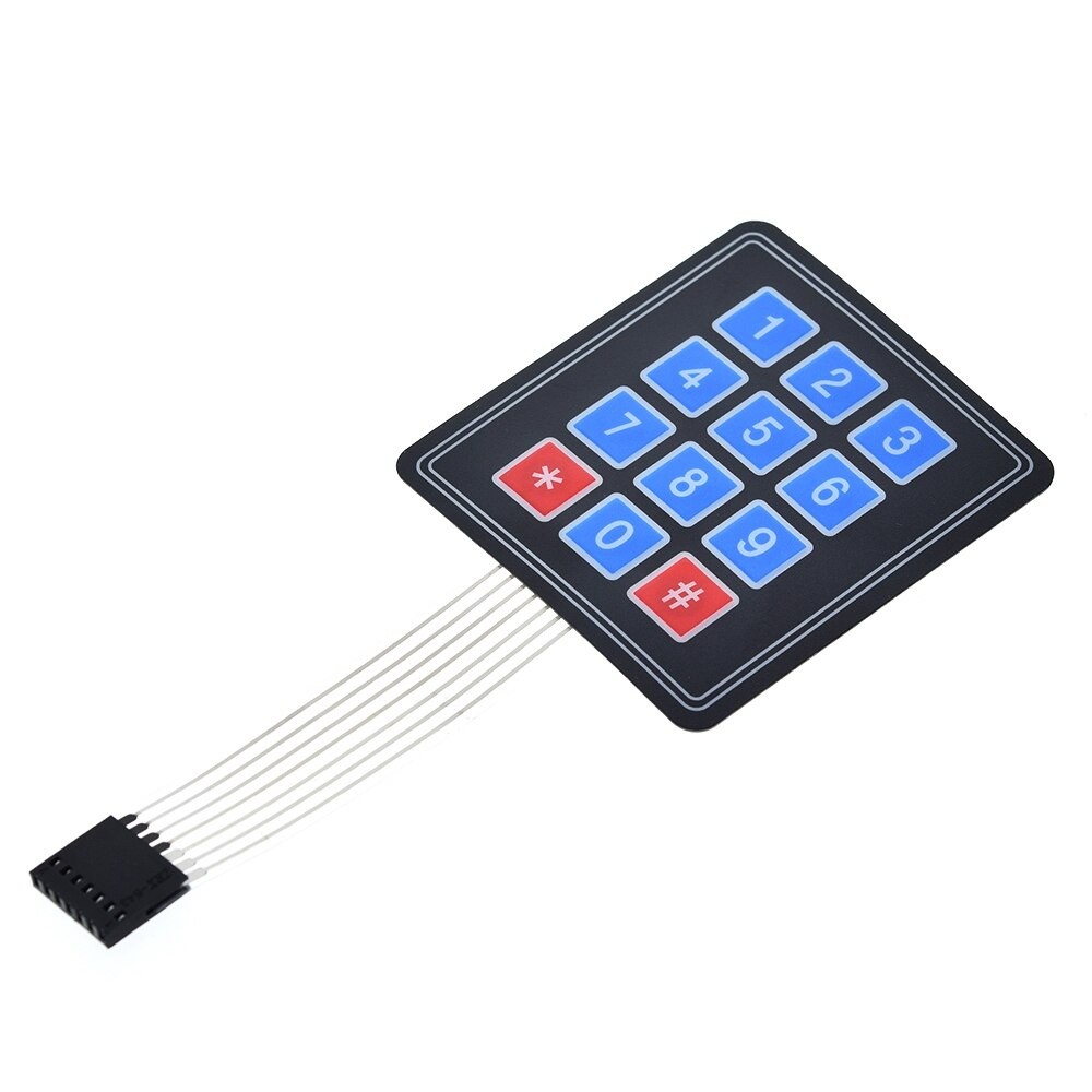 Bàn phím mềm ma trận keypad matrix 1x4 3x4 4x4 4x5 - Ảnh 3