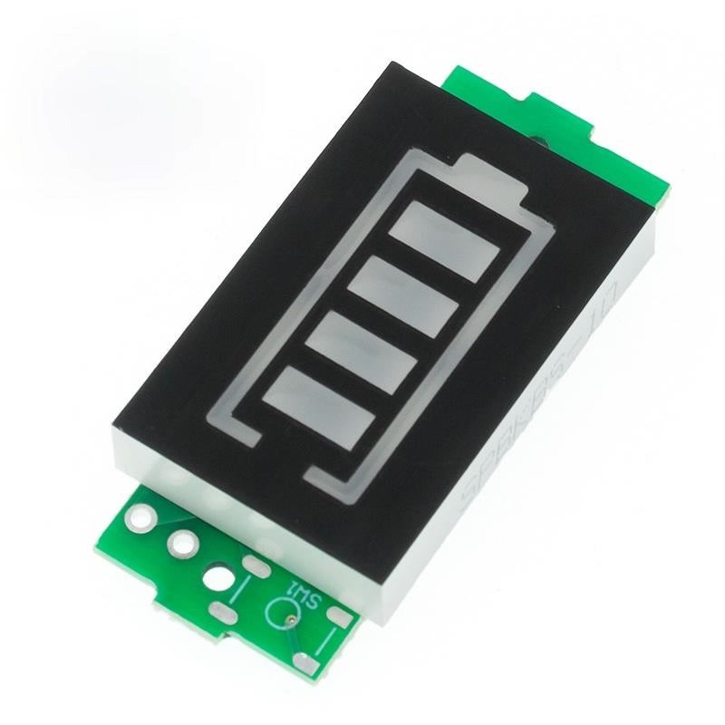 Mô đun hiển thị dung lượng pin Lithium 1S - 8S màn hình màu xanh - Ảnh 6