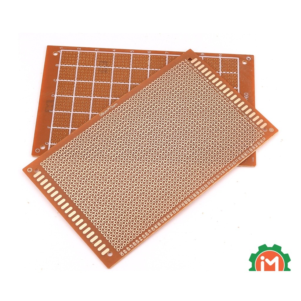 Phíp đồng bo mạch đục lỗ 1 lớp 9x15 cm - Ảnh 4