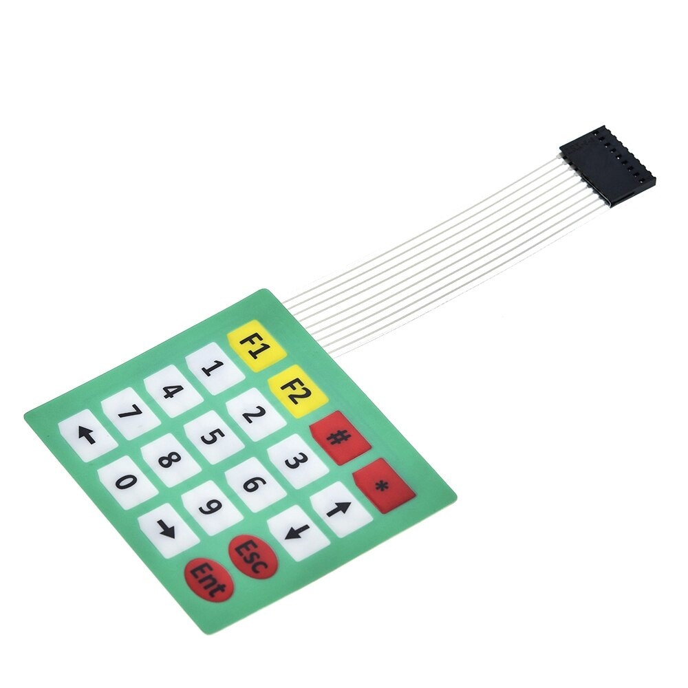 Bàn phím mềm ma trận keypad matrix 1x4 3x4 4x4 4x5 - Ảnh 5