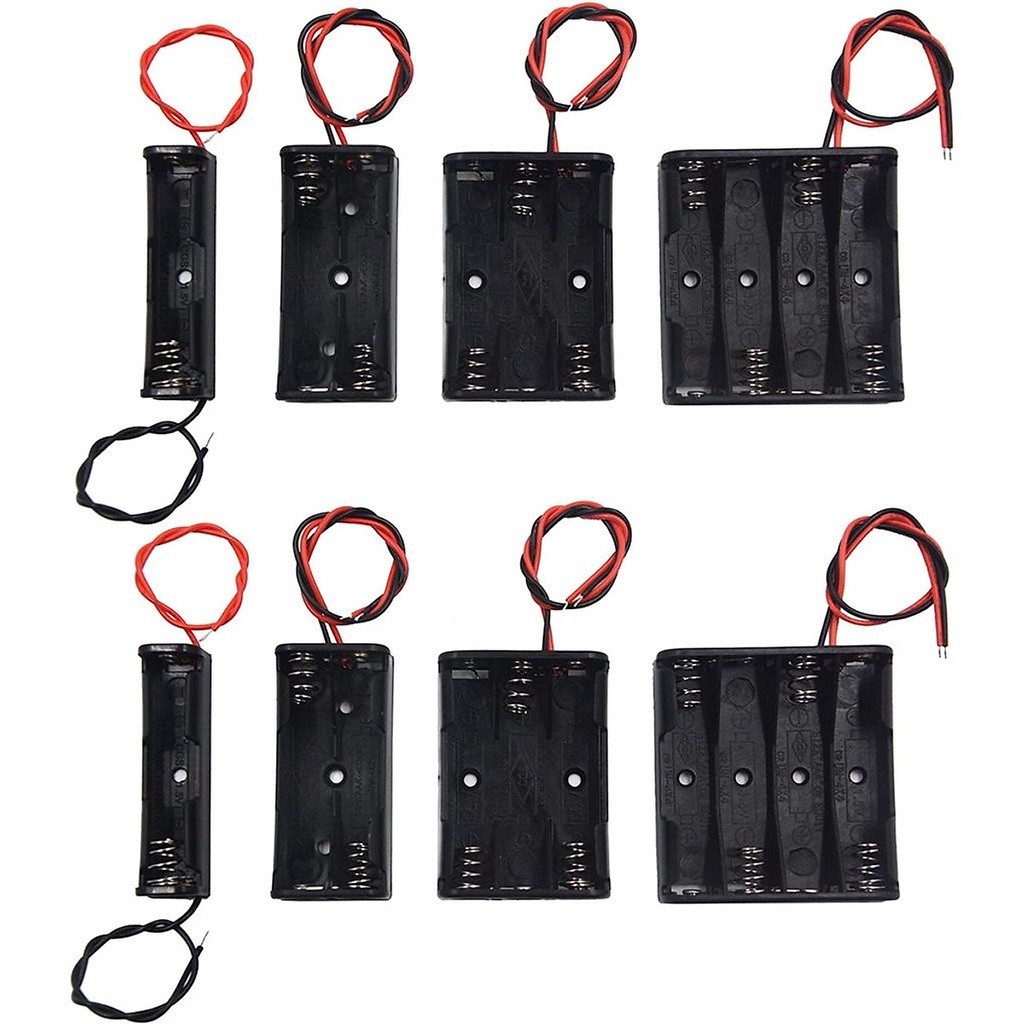 Hộp Đế Pin 1,5V 2 - 3 - 4 Pin AAA (Pin tiểu nhỏ) - Ảnh 3