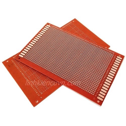 Phíp đồng bo mạch đục lỗ 1 lớp 9x15 cm - Ảnh 2