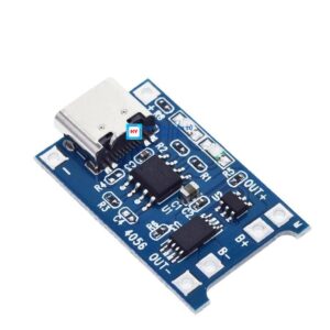 Mạch sạc pin lithium-ion TP4056 có bảo vệ - USB Type C, dòng 1A