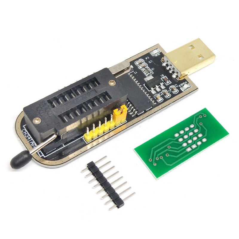 CH341A Bộ nạp BIOS CH341A Mạch Nạp EEPROM SPI USB - Ảnh 2