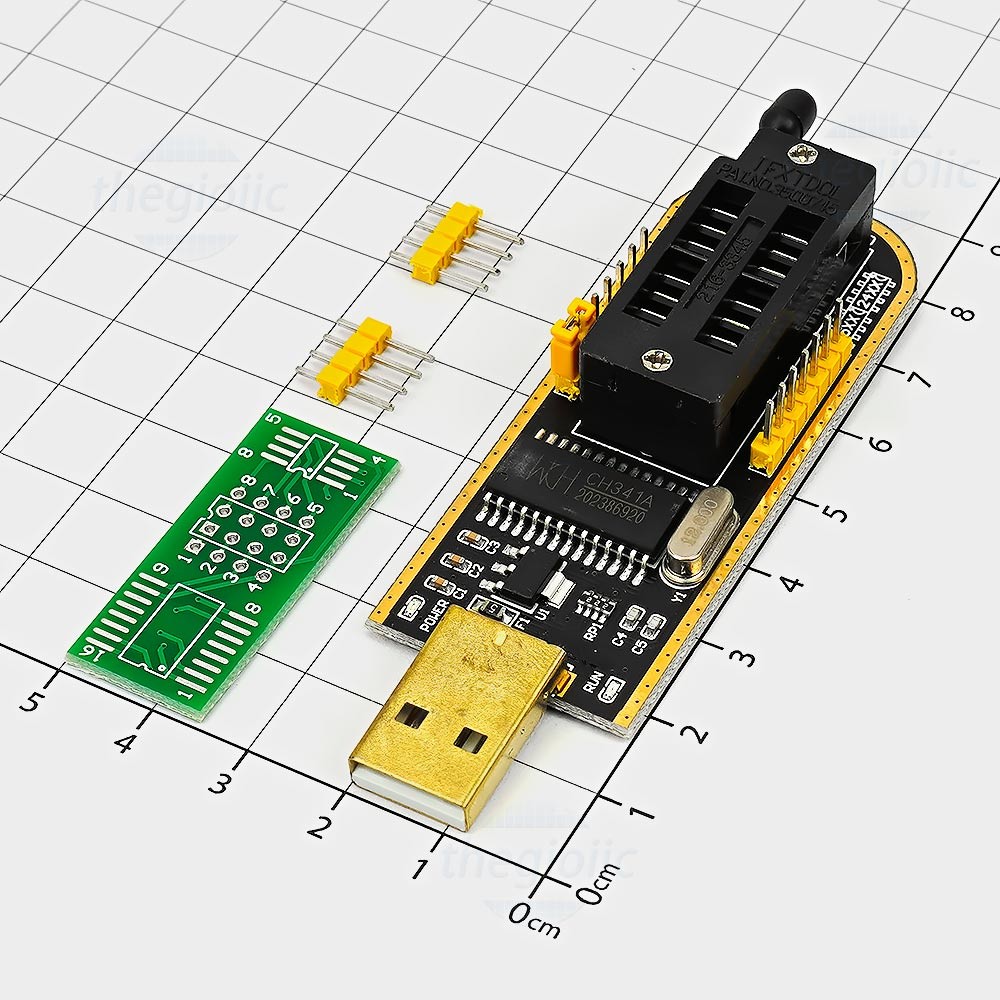 CH341A Bộ nạp BIOS CH341A Mạch Nạp EEPROM SPI USB - Ảnh 3