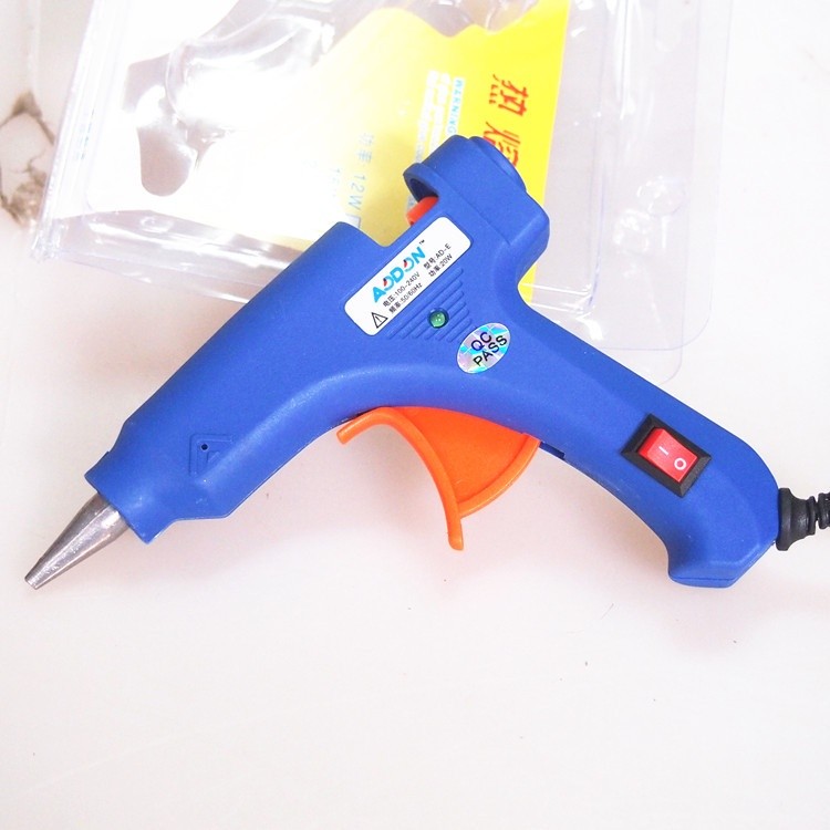 Súng Bắn Keo Nến Silicon Máy 20W 100W Và 10 Cây Keo - Sửa Chữa Gia Đình, Làm Đồ Hand Made - Ảnh 3