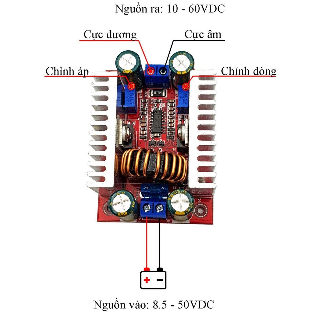 Module Tăng Áp DC - DC 400W