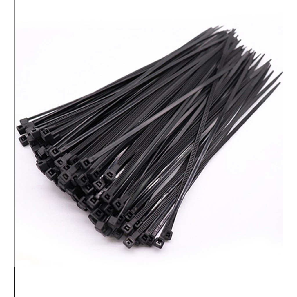 Túi 200 Chiếc Dây Thít, Dây Rút Nhựa 4x250 MM Màu Đen Chất Lượng Cao - Ảnh 3