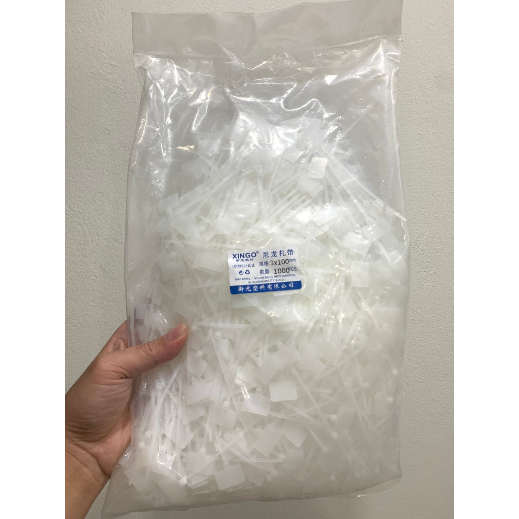 Túi 1000 Chiếc Dây Rút Ghi Chú, Dây Rút Đánh Dấu 3x100mm - Ảnh 3