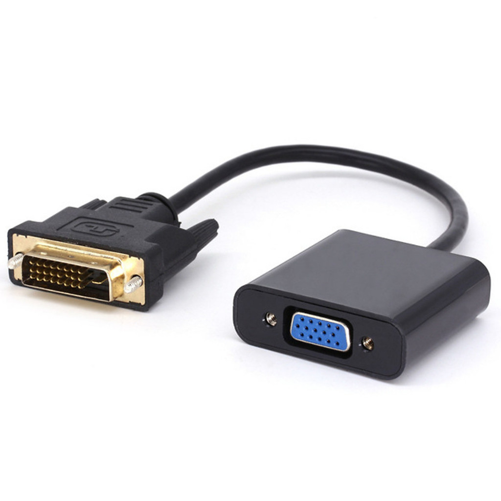 Cáp chuyển đổi từ DVI sang VGA DVI-D 24+1 To VGA 15cm - Ảnh 2