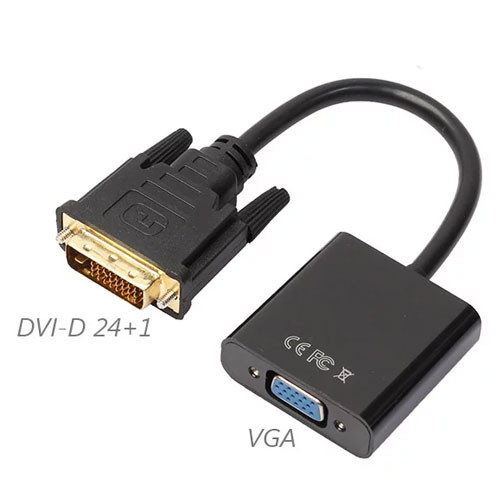 Cáp chuyển đổi từ DVI sang VGA DVI-D 24+1 To VGA 15cm - Ảnh 3